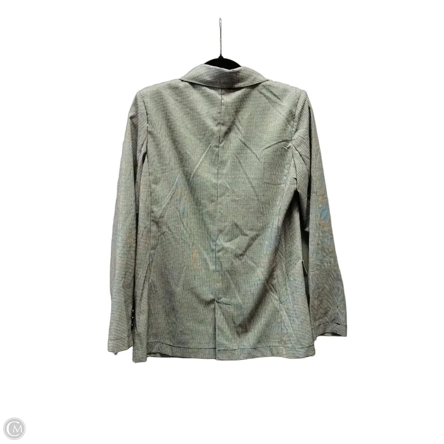 Blazer By Clothes Mentor In Checkered Pattern, Size: S
