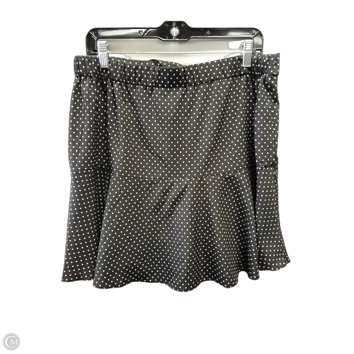 Skirt Mini & Short By Soho Apparel In Polkadot Pattern, Size: L