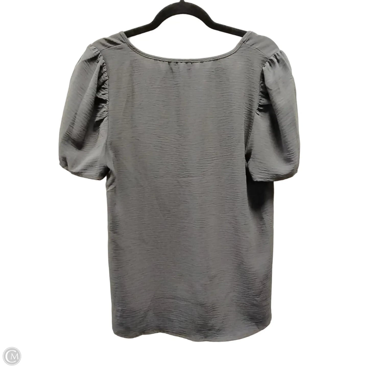 Blouse Short Sleeve By Jodifl In Grey, Size: S