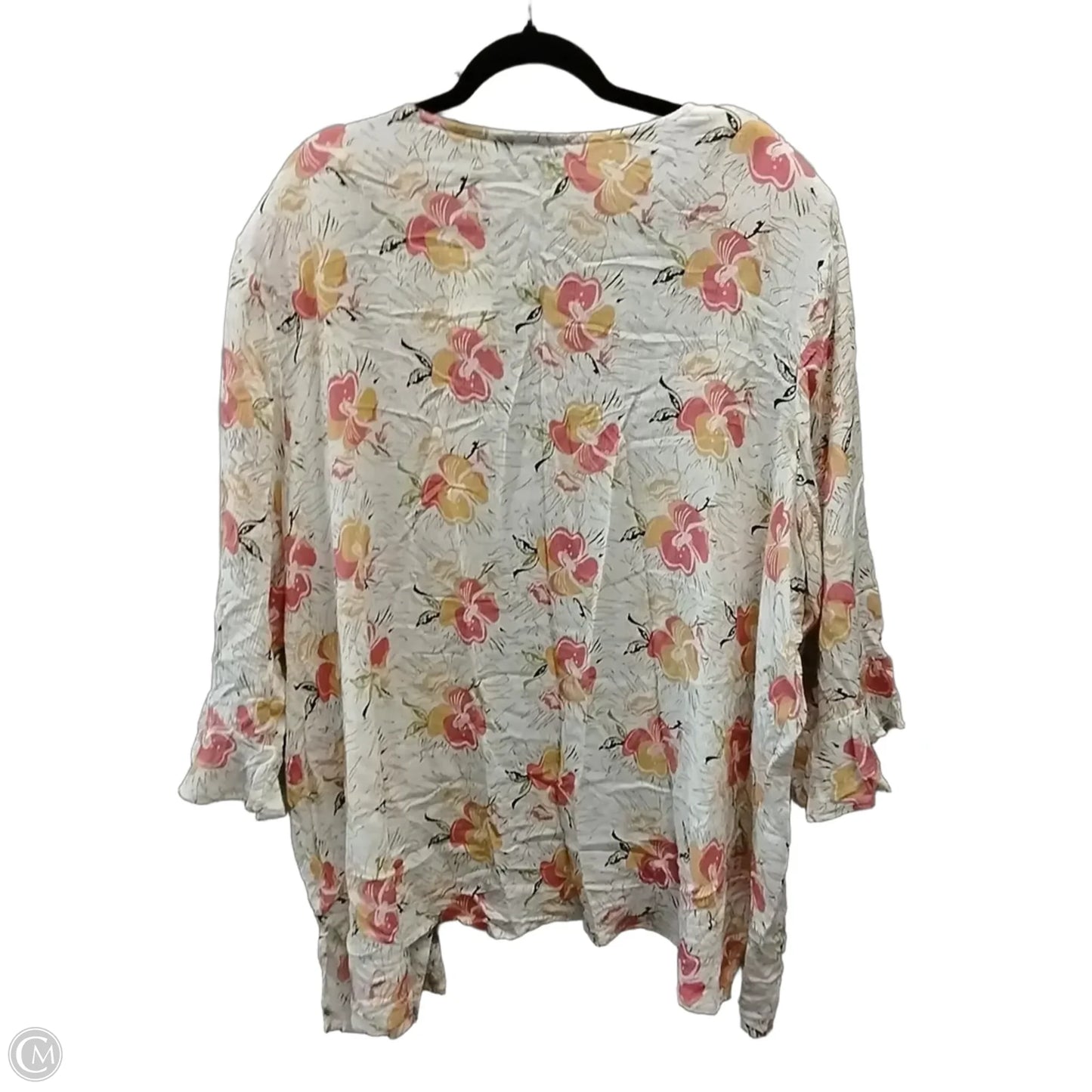 Kimono By Maggie Barnes In Floral Print, Size: 4