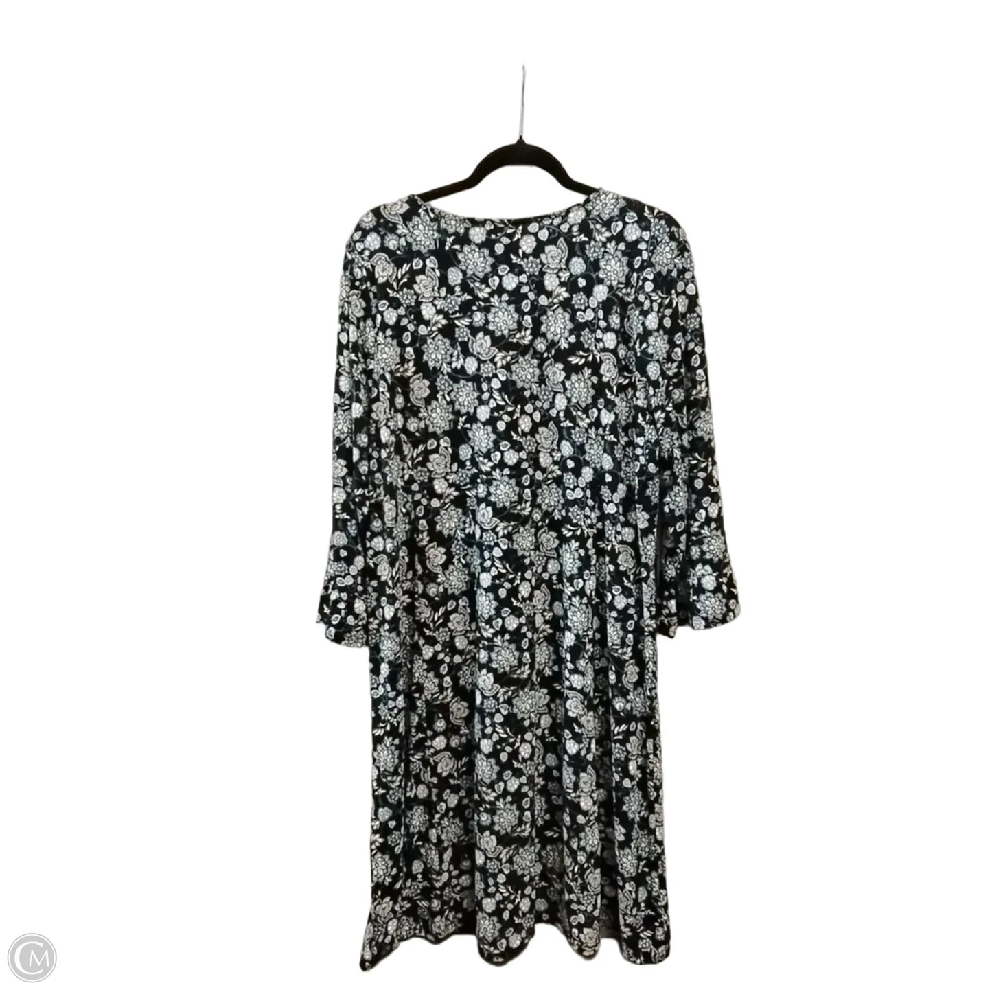 Dress Casual Midi By J. Jill In Geometric Pattern, Size: Xl