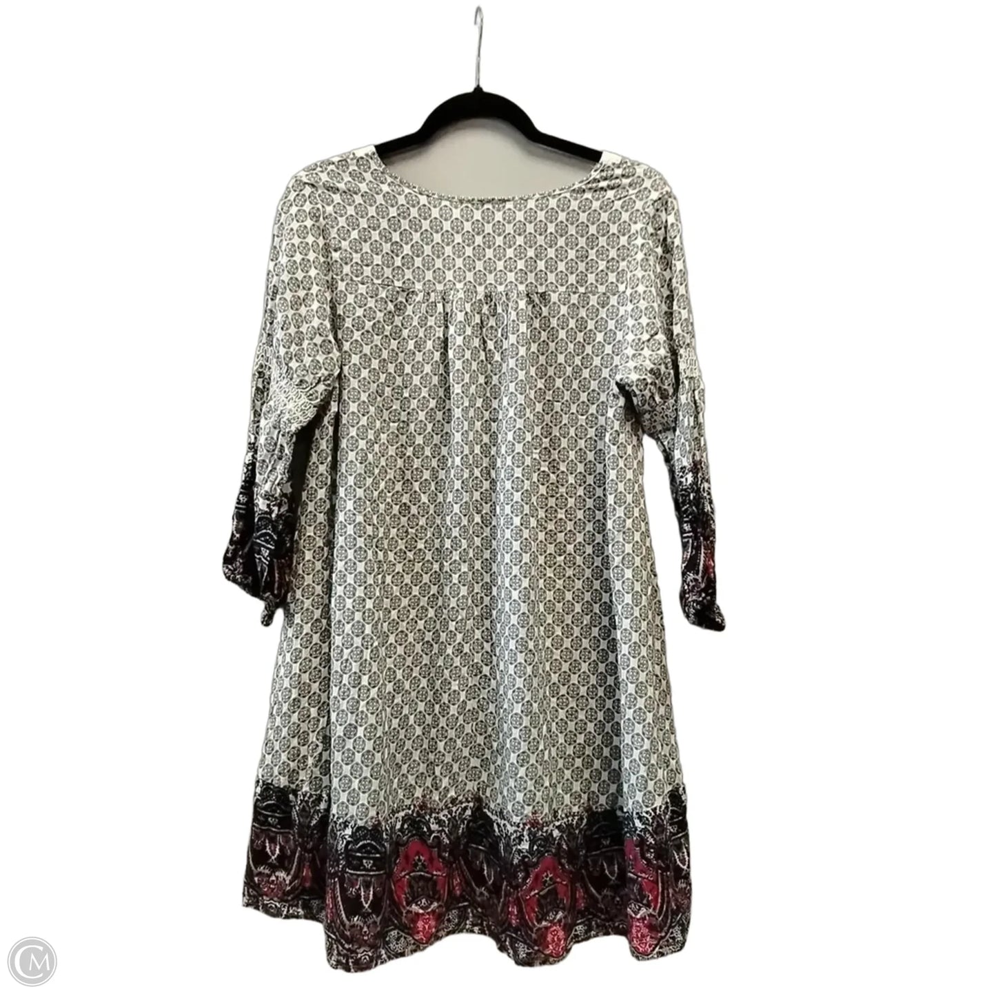 Blouse Long Sleeve By Umgee In Geometric Pattern, Size: M