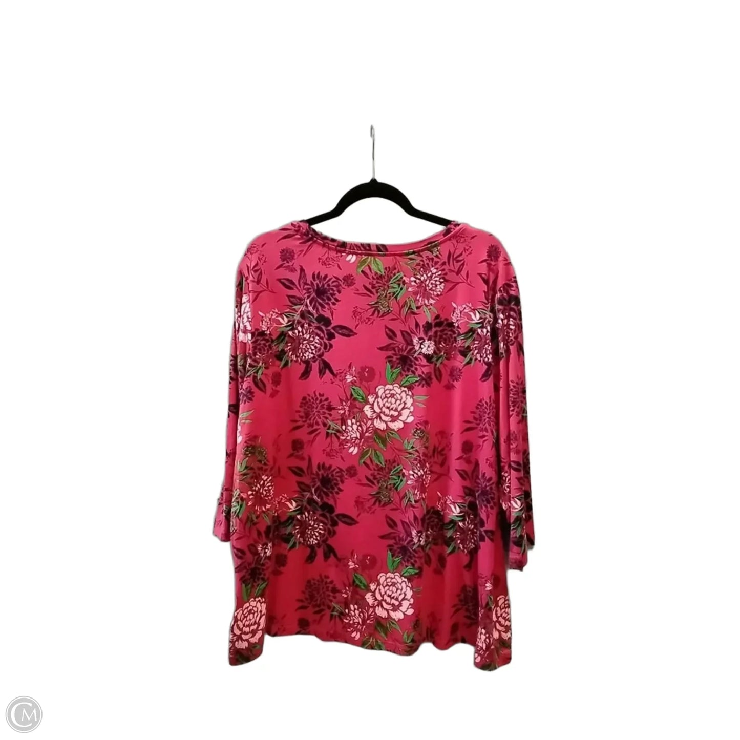 Top Long Sleeve By The Pioneer Woman In Red, Size: Xxxl