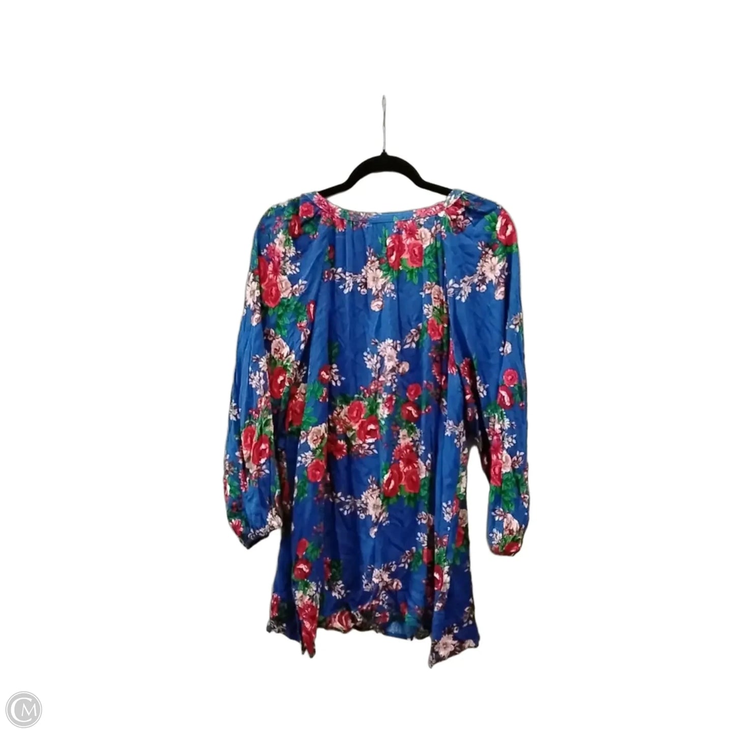 Blouse Long Sleeve By The Pioneer Woman In Floral Print, Size: Xxxl
