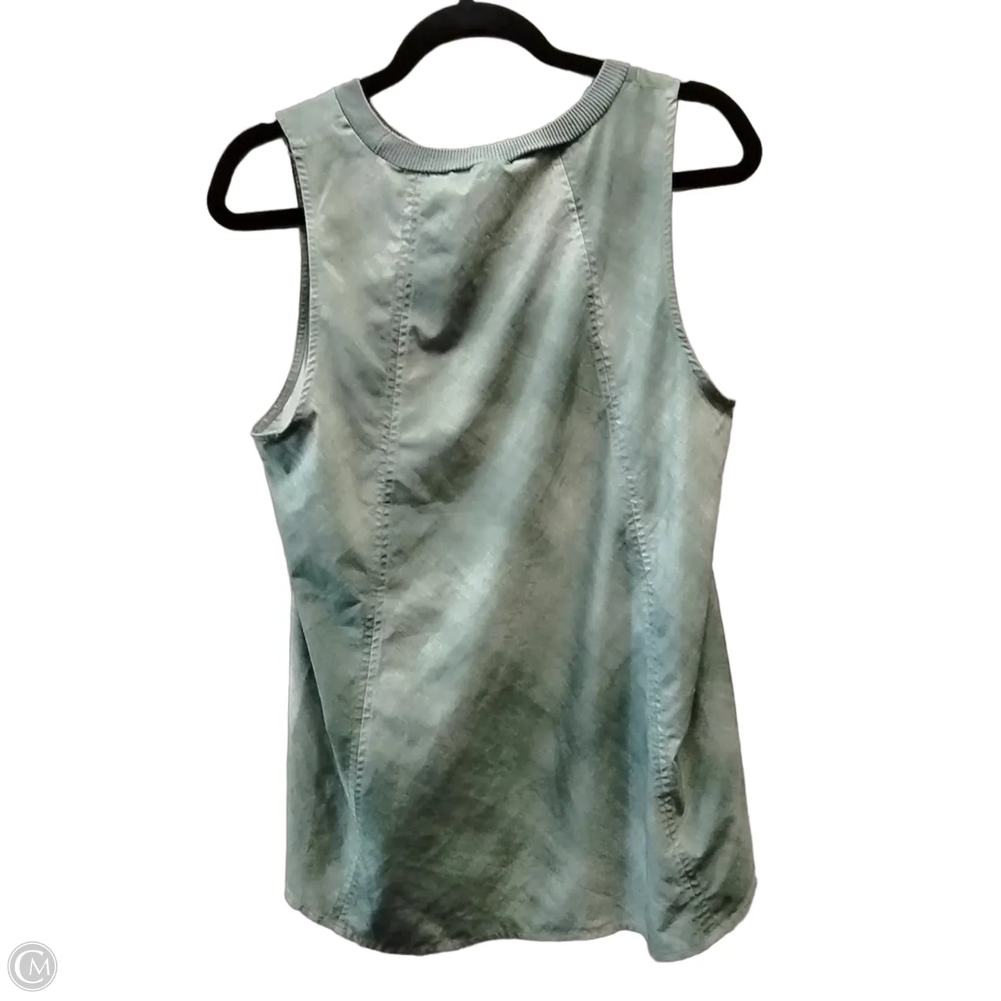 Athletic Top Short Sleeve By Athleta In Green, Size: M