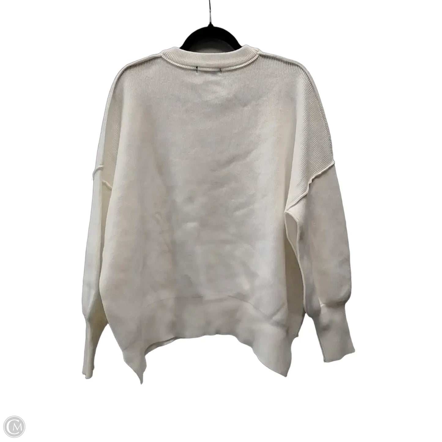 Sweater By Clothes Mentor In White, Size: S