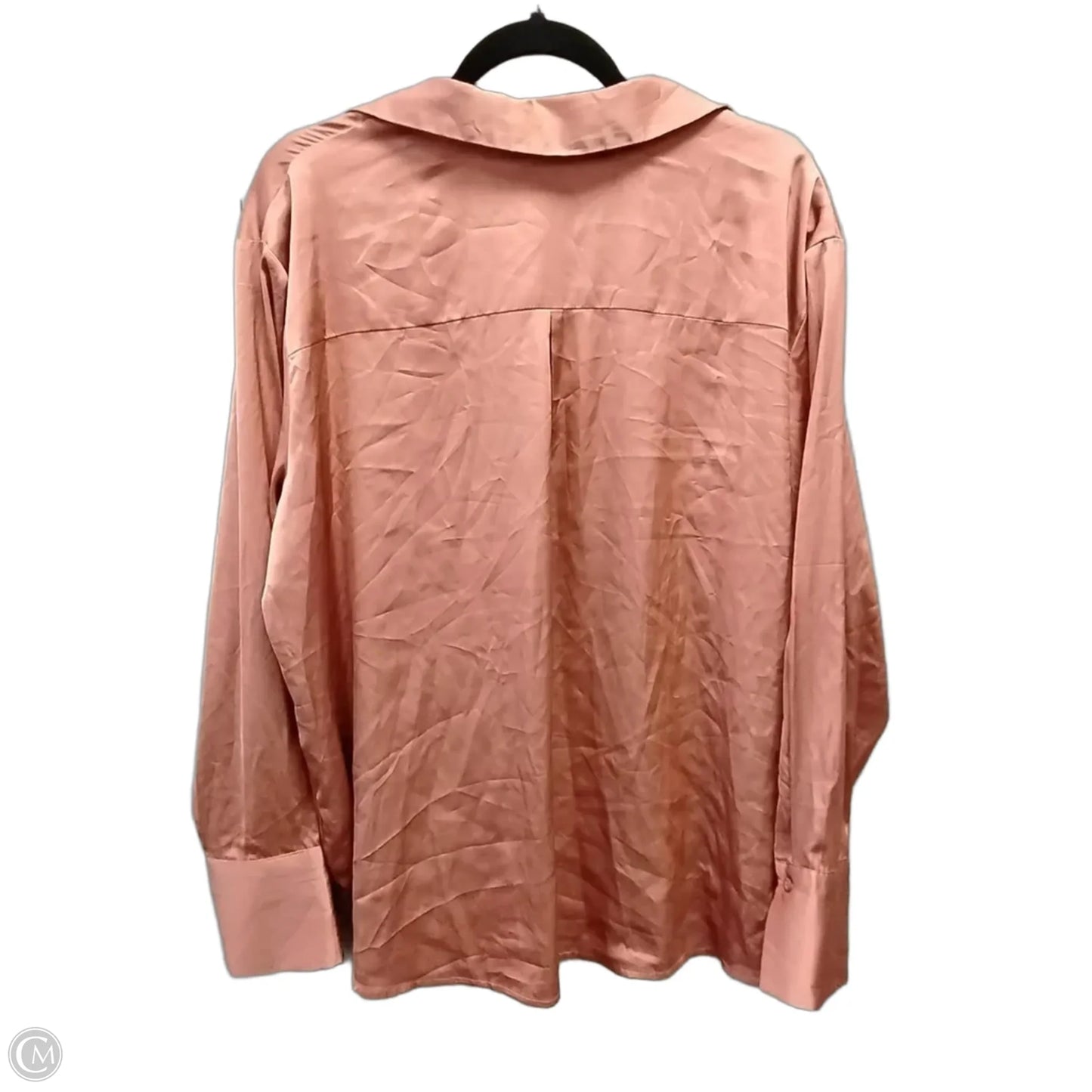 Blouse Long Sleeve By Carolina Belle In Orange, Size: Xl