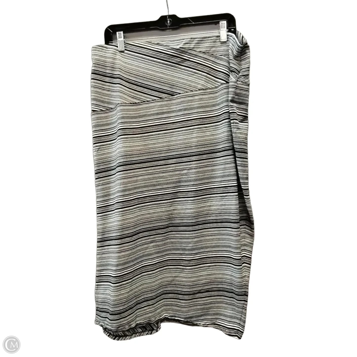 Skirt Maxi By J. Jill In Striped Pattern, Size: L