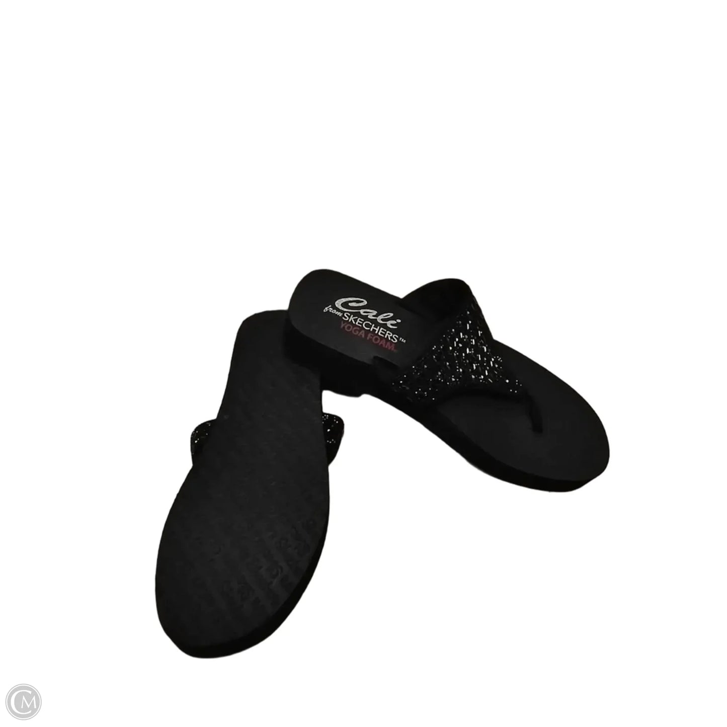 Sandals Flip Flops By Skechers In Black, Size: 10