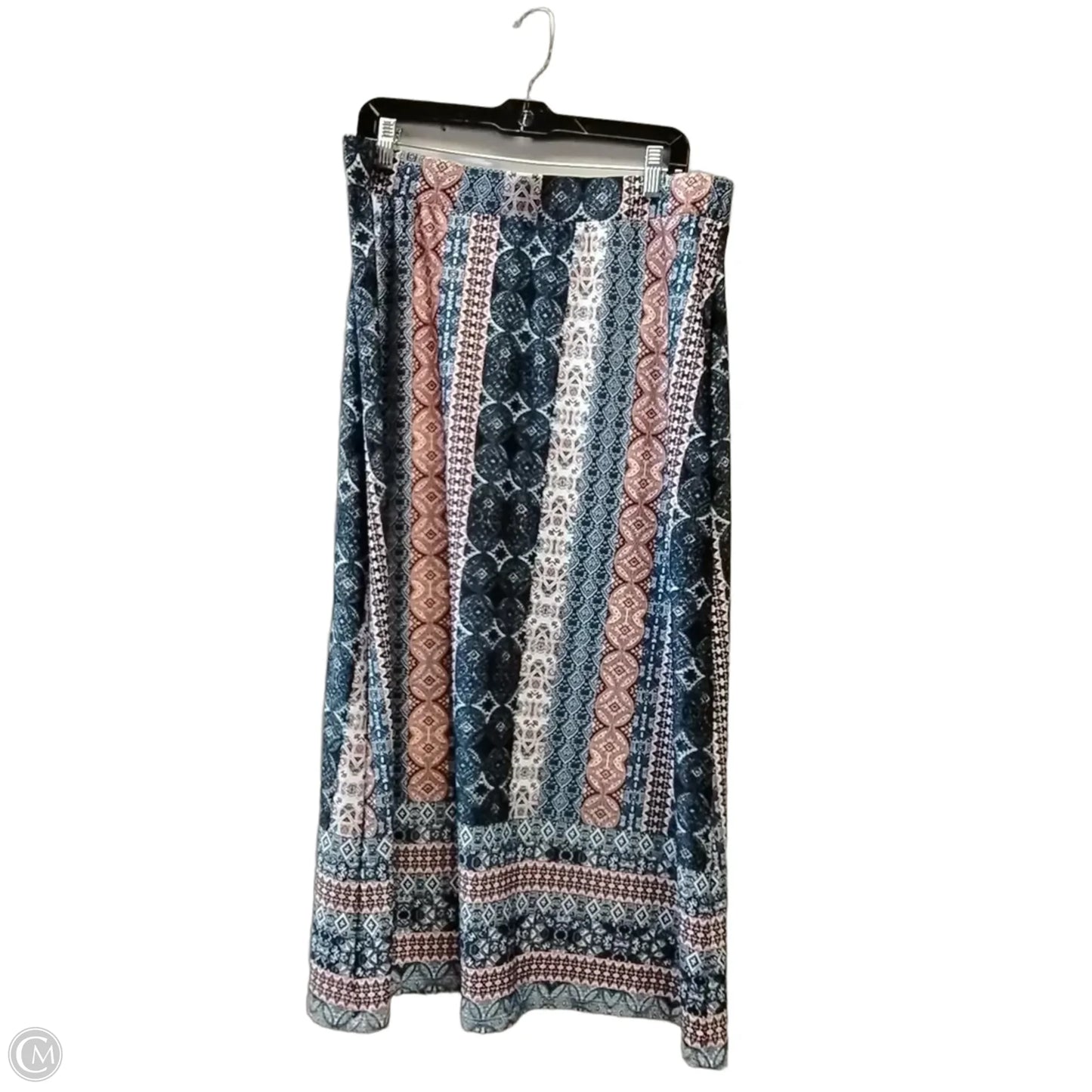 Skirt Maxi By Christopher And Banks In Geometric Pattern, Size: 14