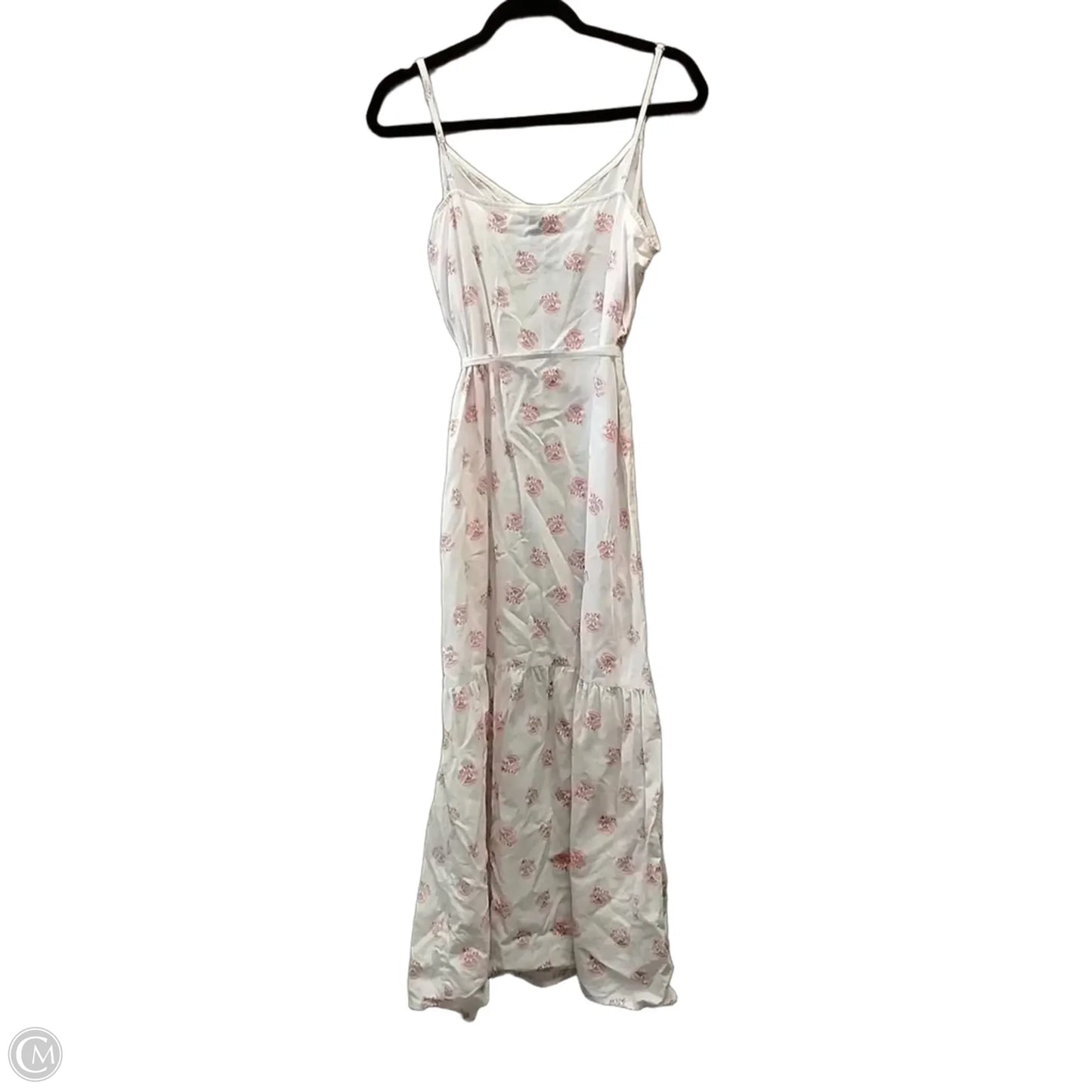 Dress Casual Maxi By Universal Thread In Pink & White, Size: 10