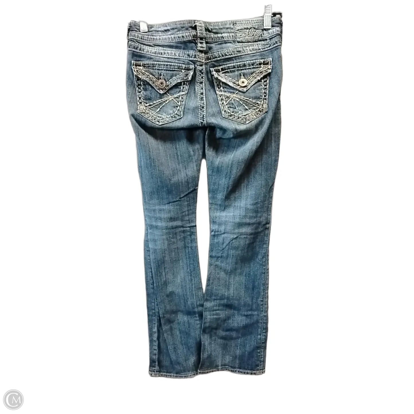 Jeans Boot Cut By Silver In Blue, Size: 2
