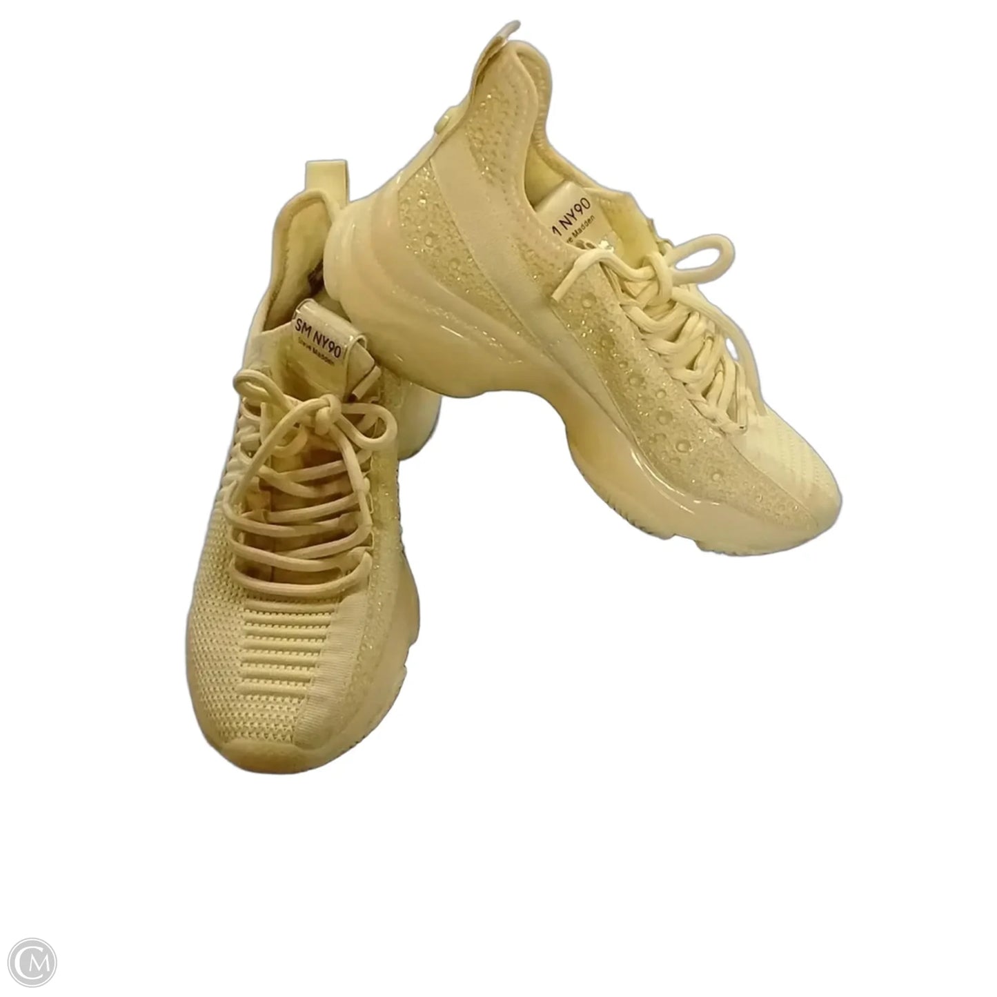 Shoes Sneakers By Steve Madden In Yellow, Size: 8
