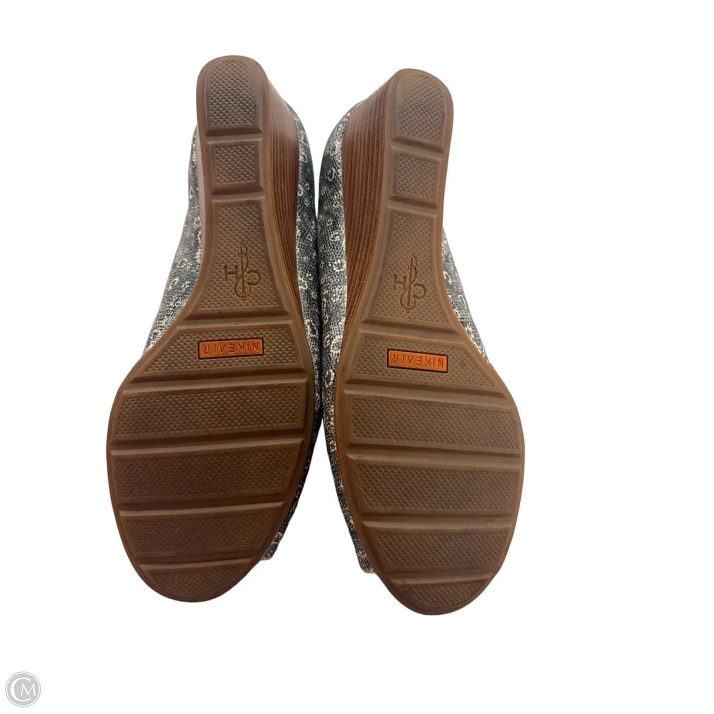 Sandals Heels Wedge By Cole-haan In Grey, Size: 10
