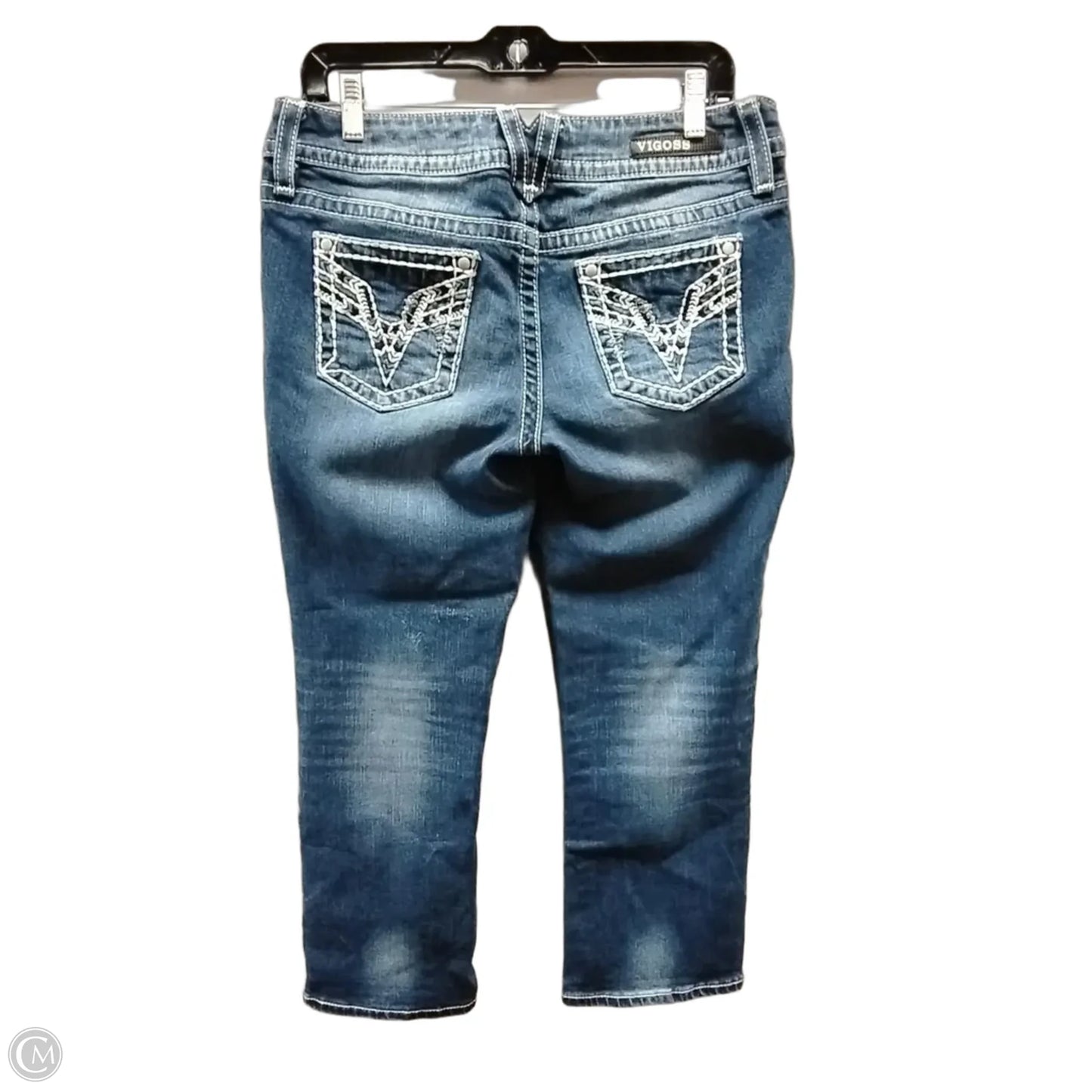 Jeans Cropped By Vigoss In Blue, Size: 10