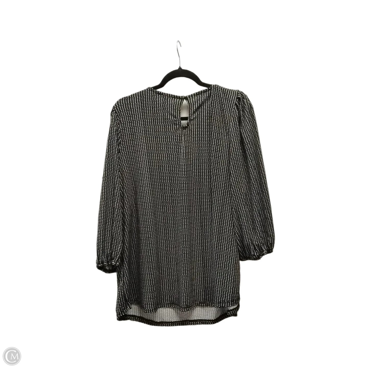 Blouse 3/4 Sleeve By Adrianna Papell In Polkadot Pattern, Size: 2x