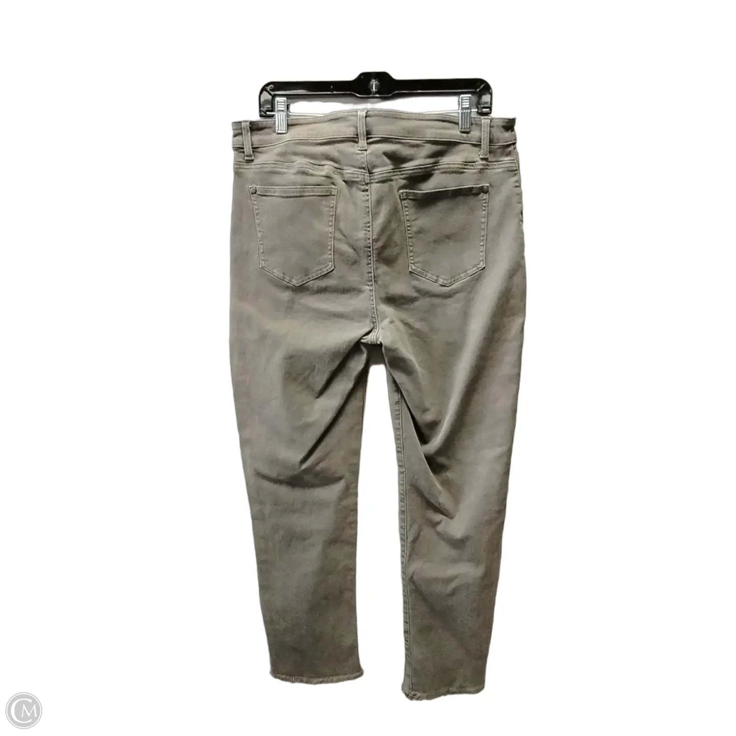 Jeans Straight By Chicos In Grey, Size: 12