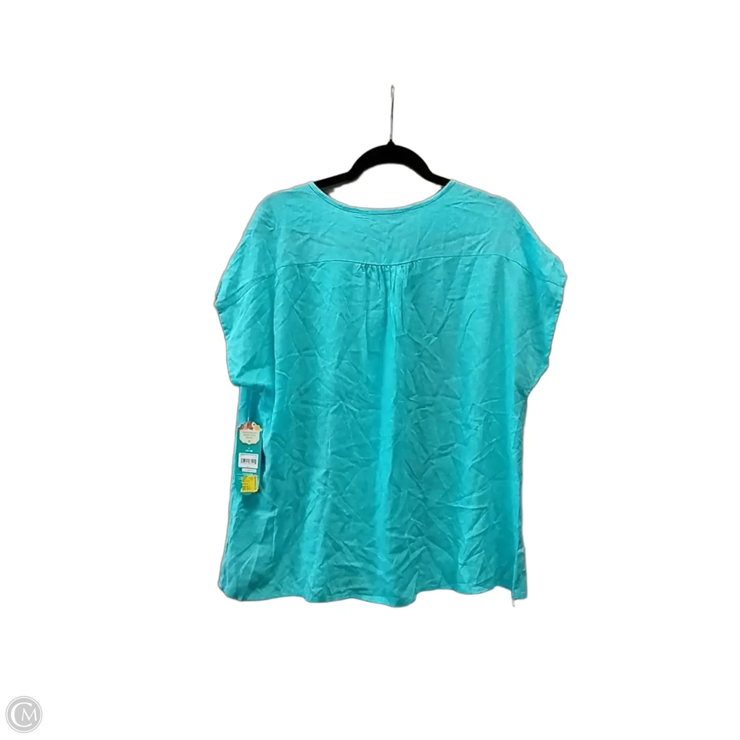 Blouse Short Sleeve By The Pioneer Woman In Blue, Size: Large
