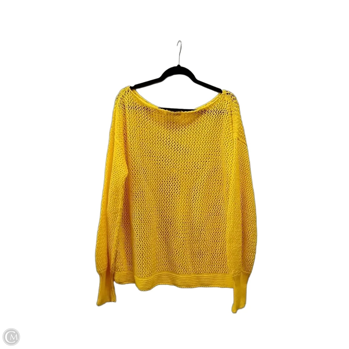 Sweater By Cme In Yellow, Size: S