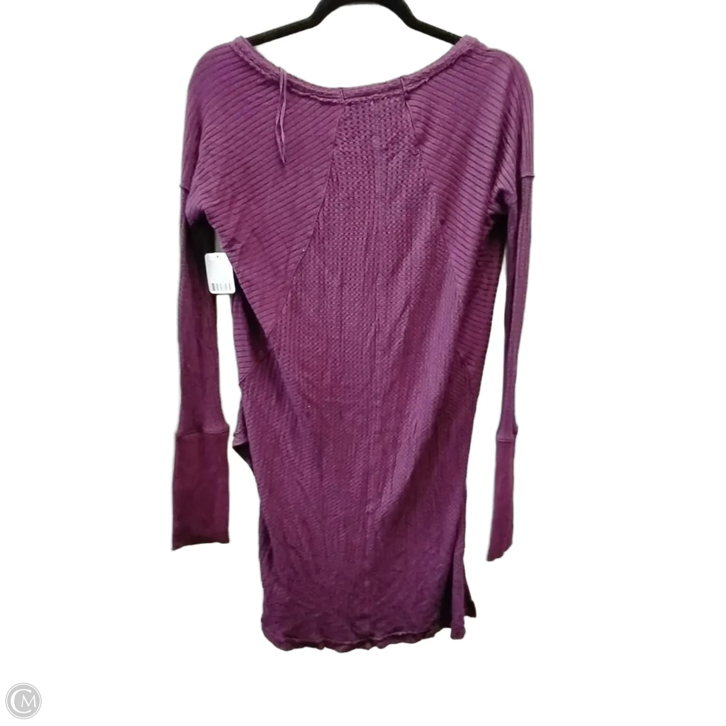 Top Long Sleeve By Free People In Purple, Size: S