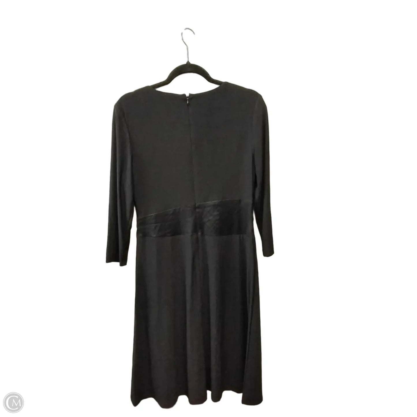 Dress Casual Midi By Lauren By Ralph Lauren In Black, Size: 8