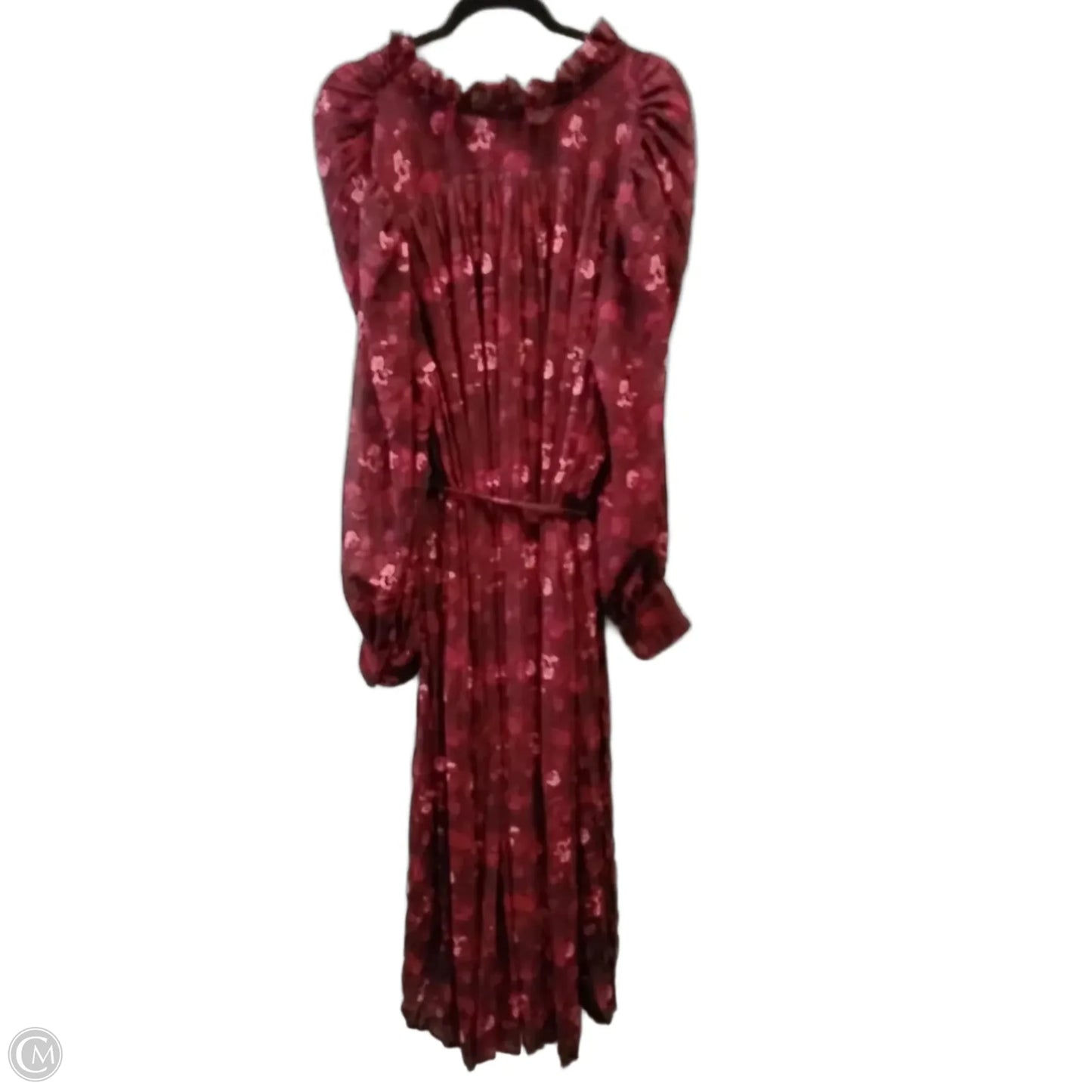 Dress Casual Midi By Banana Republic In Purple, Size: L
