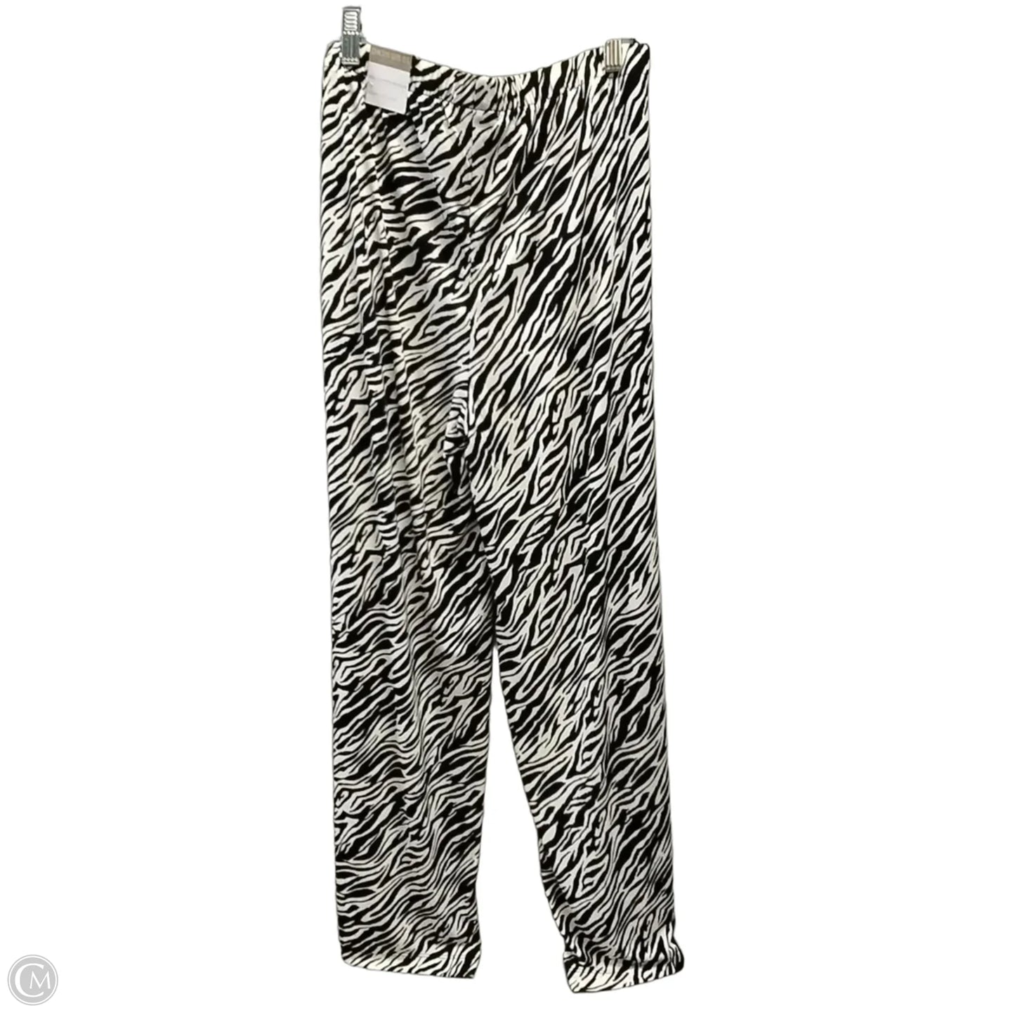 Pants Wide Leg By Chicos In Black & White, Size: 6