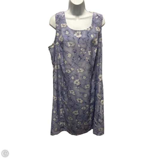 Dress Casual Midi By Fashion Bug In Purple, Size: 20