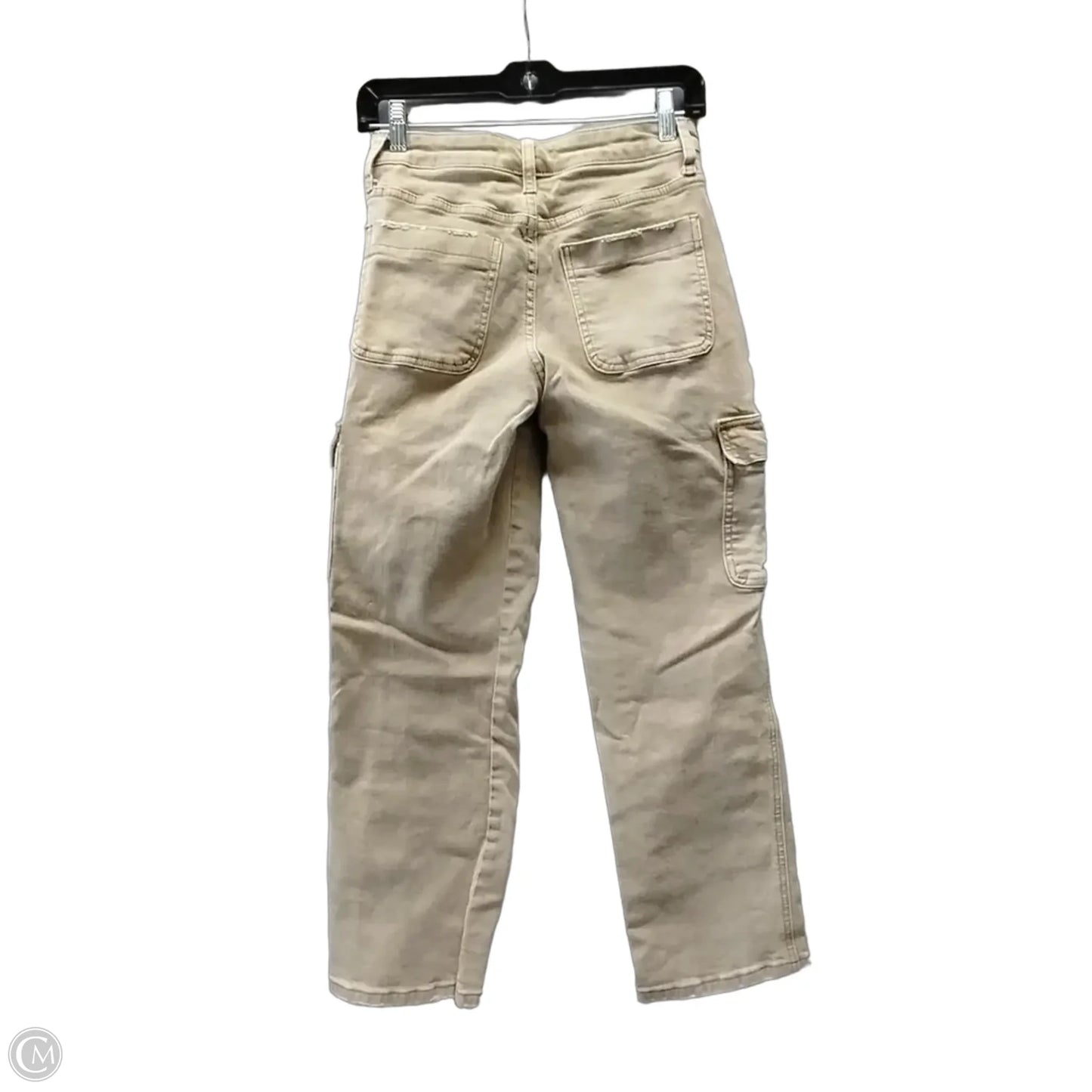 Jeans Straight By Vervet In Tan, Size: 2