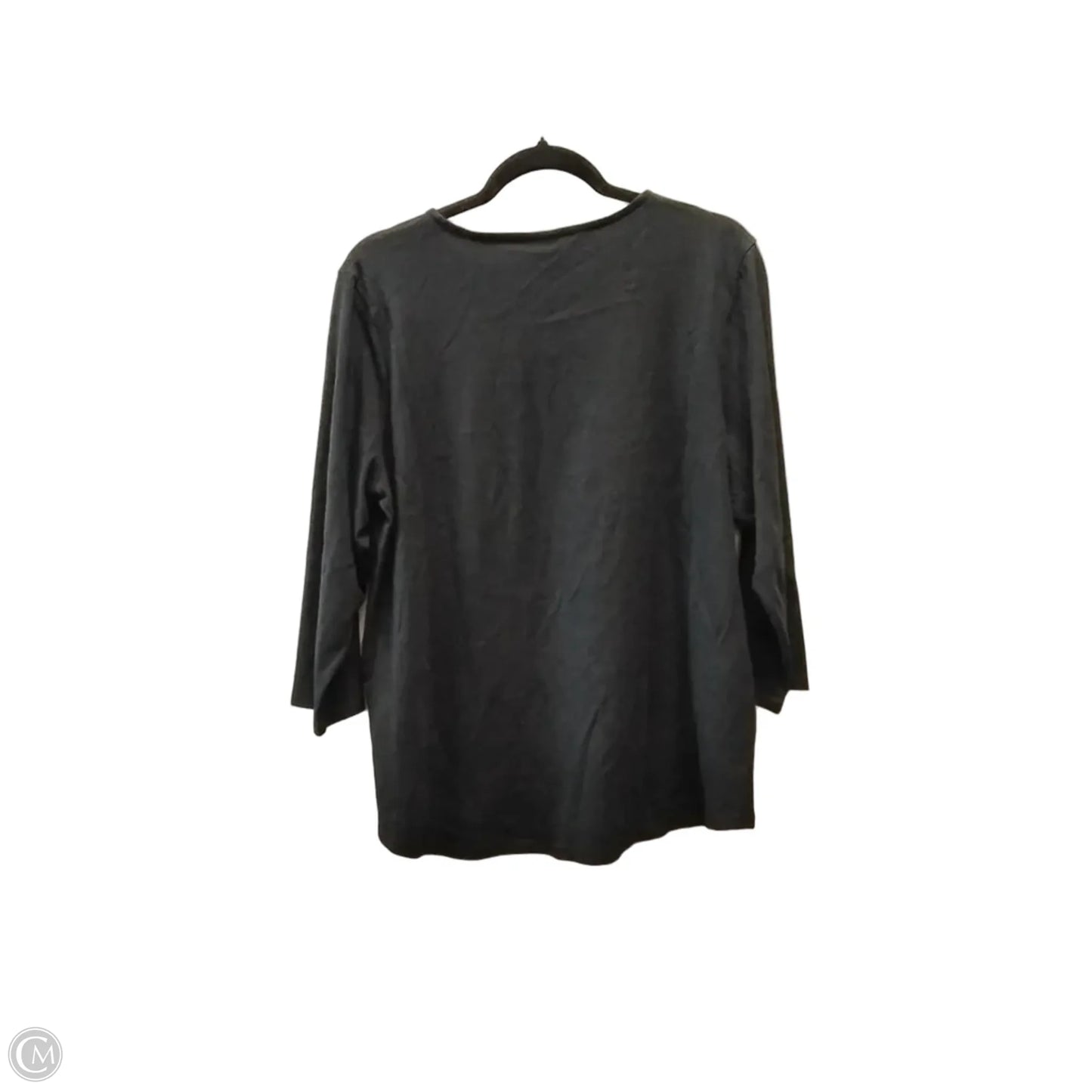 Top Long Sleeve By Chicos In Black, Size: 12