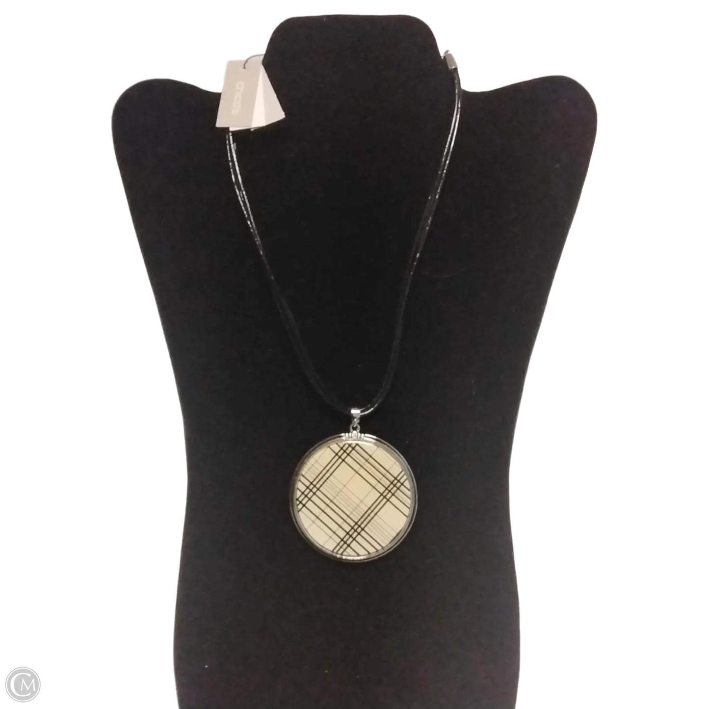 2 SIDED Necklace Pendant By Chicos