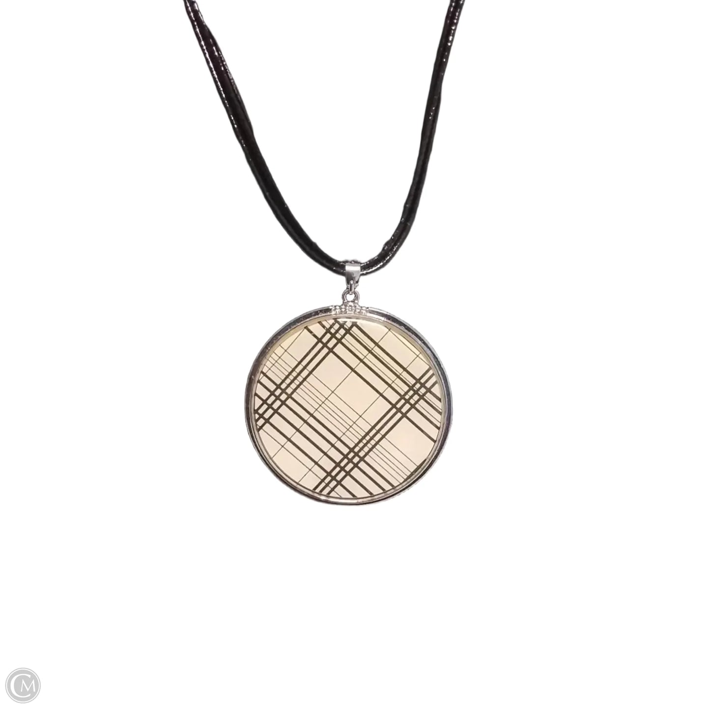 2 SIDED Necklace Pendant By Chicos