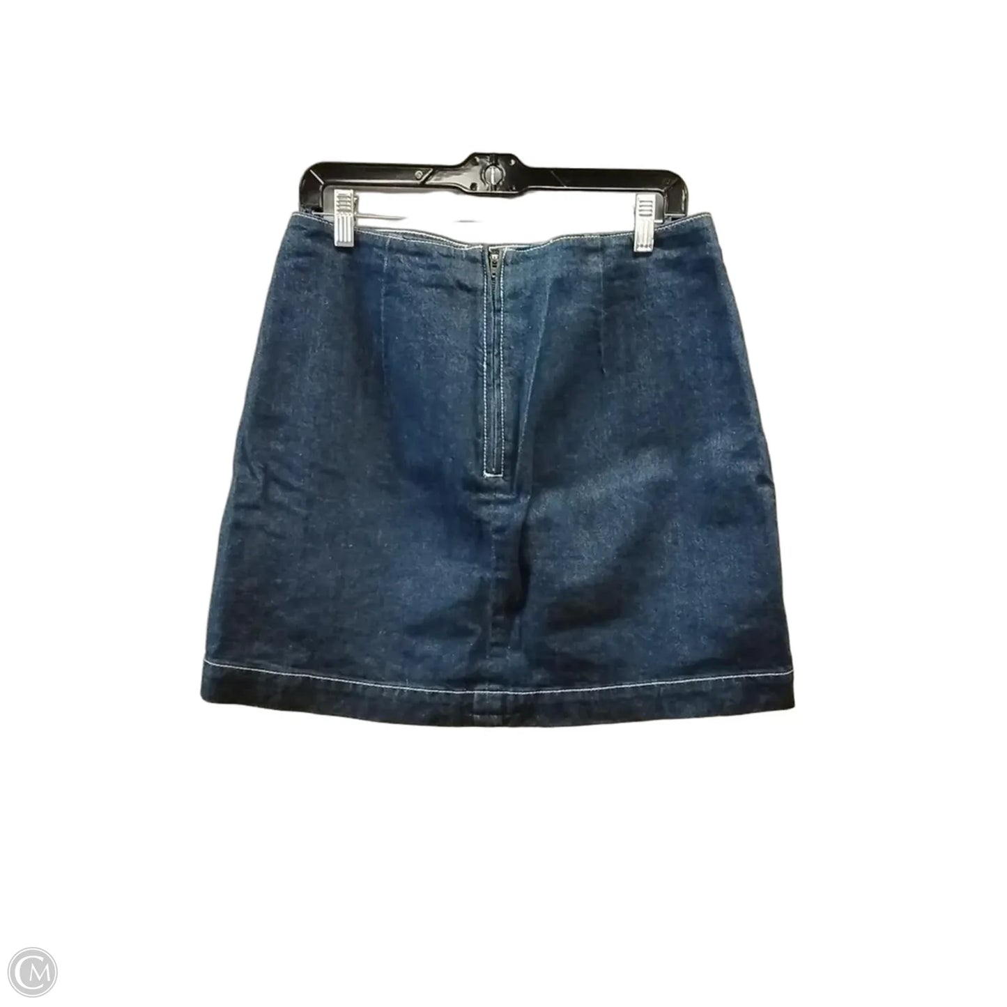 Skirt Mini & Short By Loft In Blue Denim, Size: 4