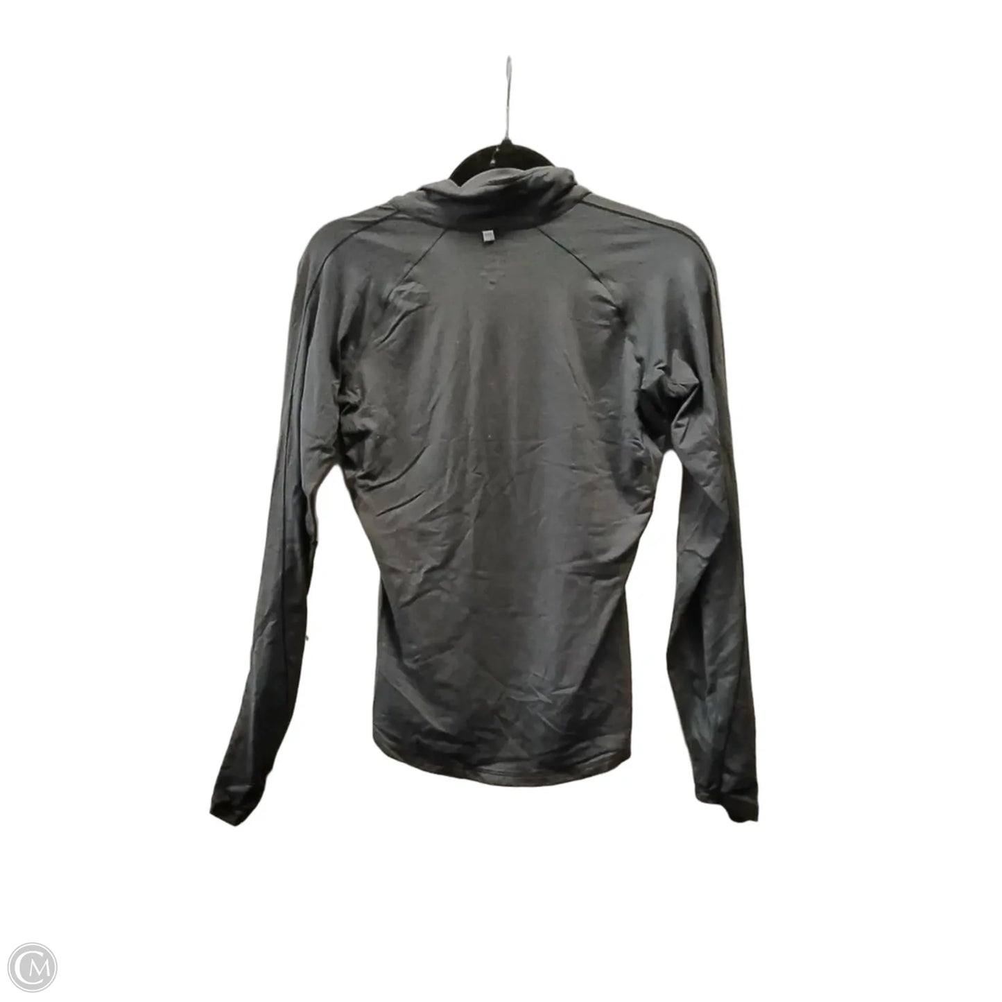 Athletic Jacket By Nike In Grey, Size: S