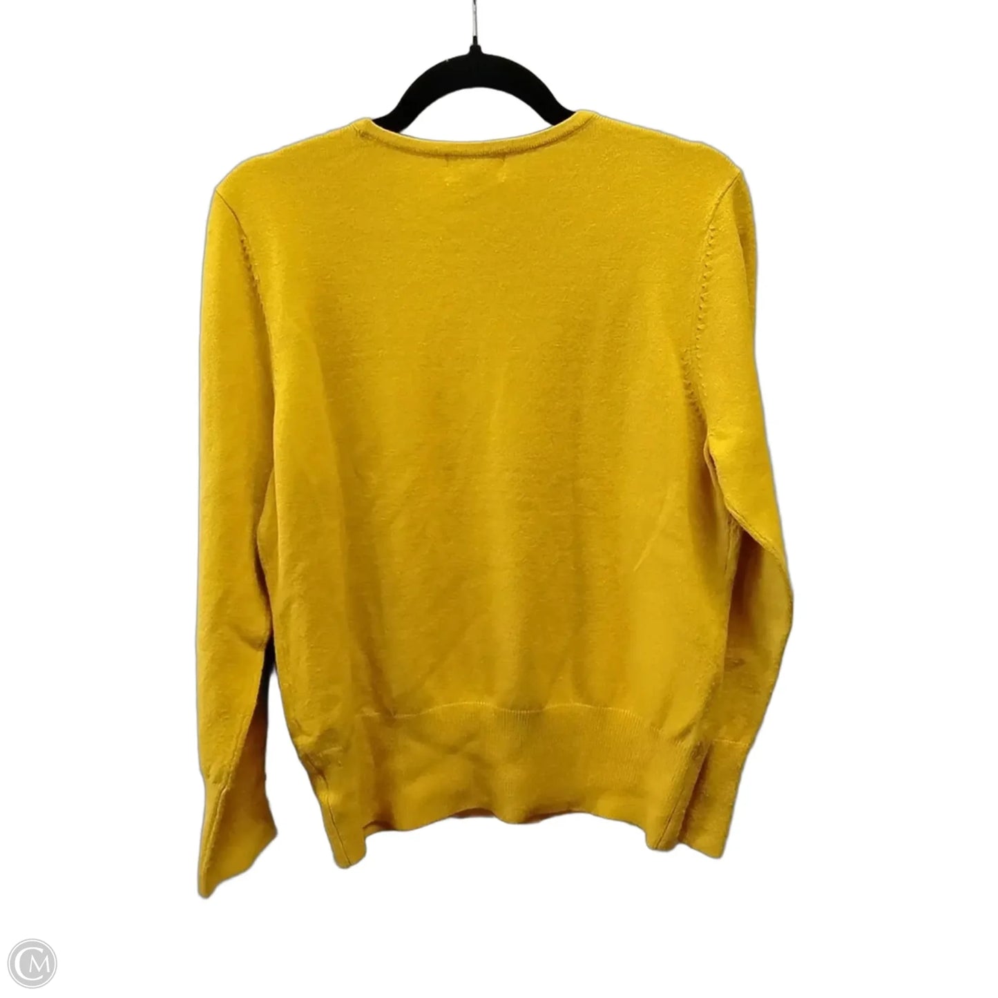 Sweater By Jm Collections In Yellow, Size: L