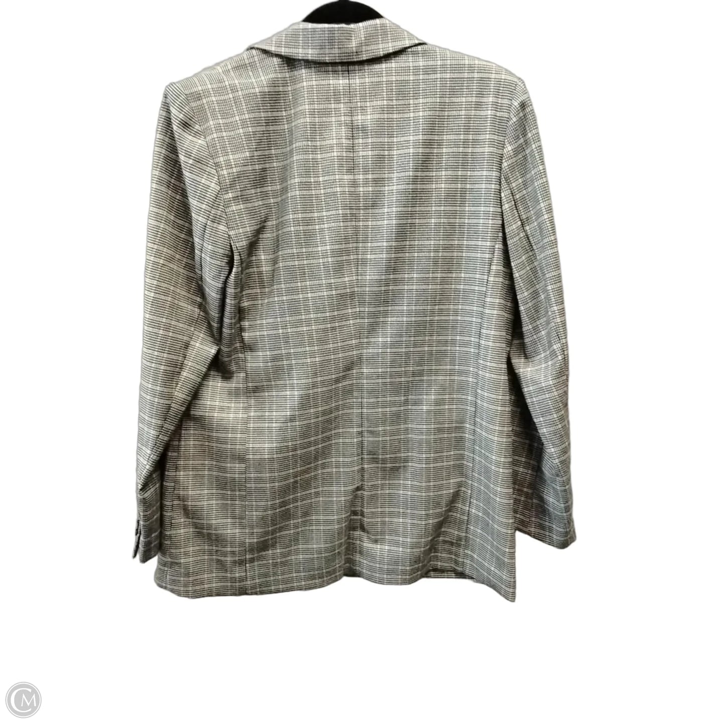 Blazer By Worthington In Checkered Pattern, Size: M