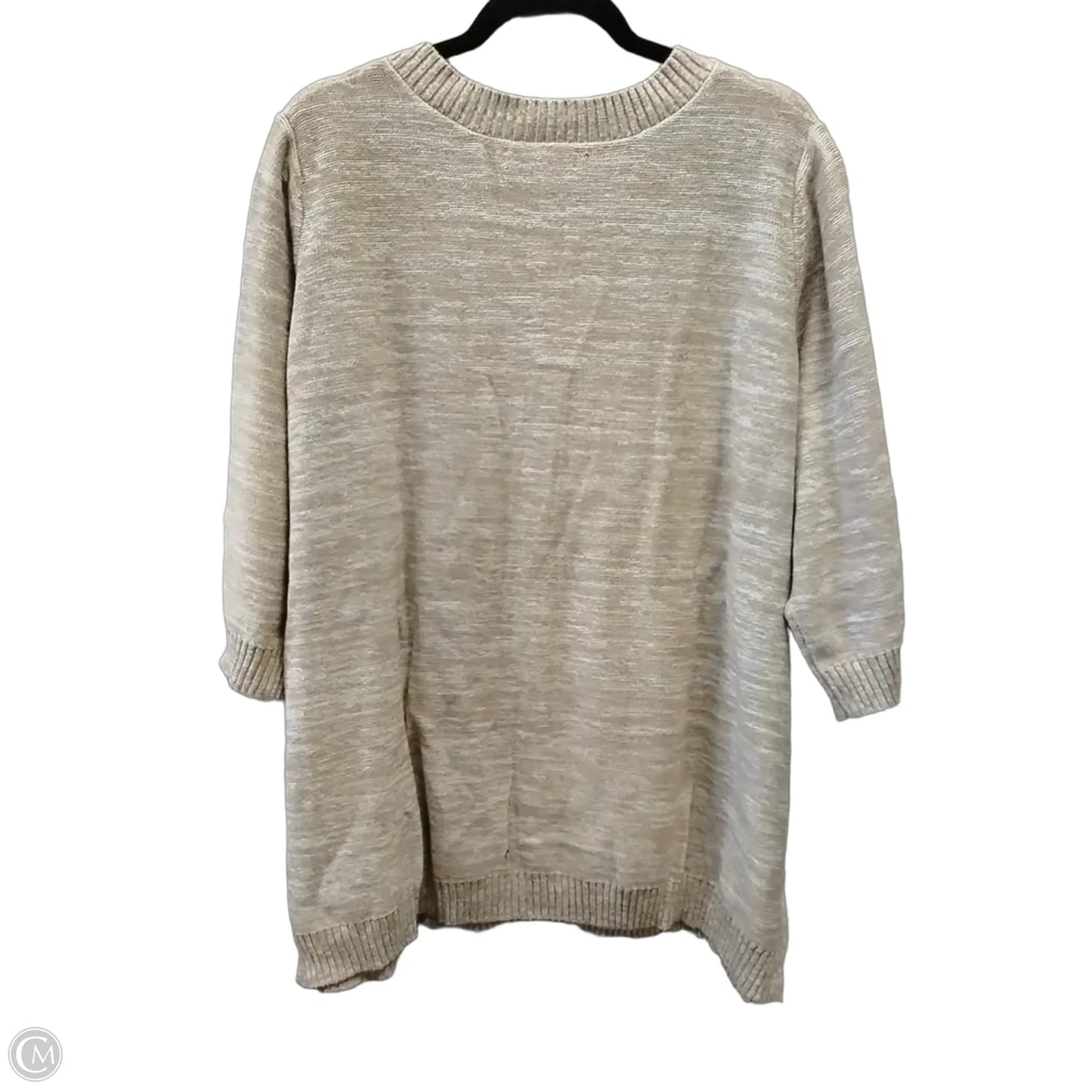 Sweater By Woman Within In Tan, Size: 1x