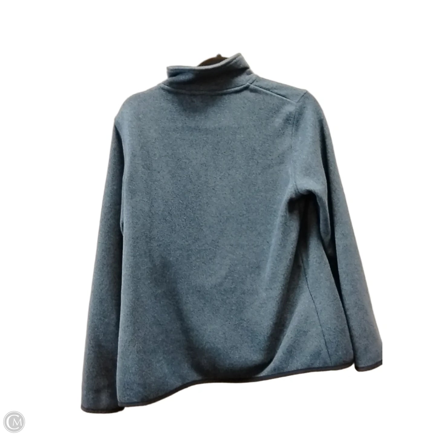 Sweatshirt Collar By Eddie Bauer In Blue, Size: L