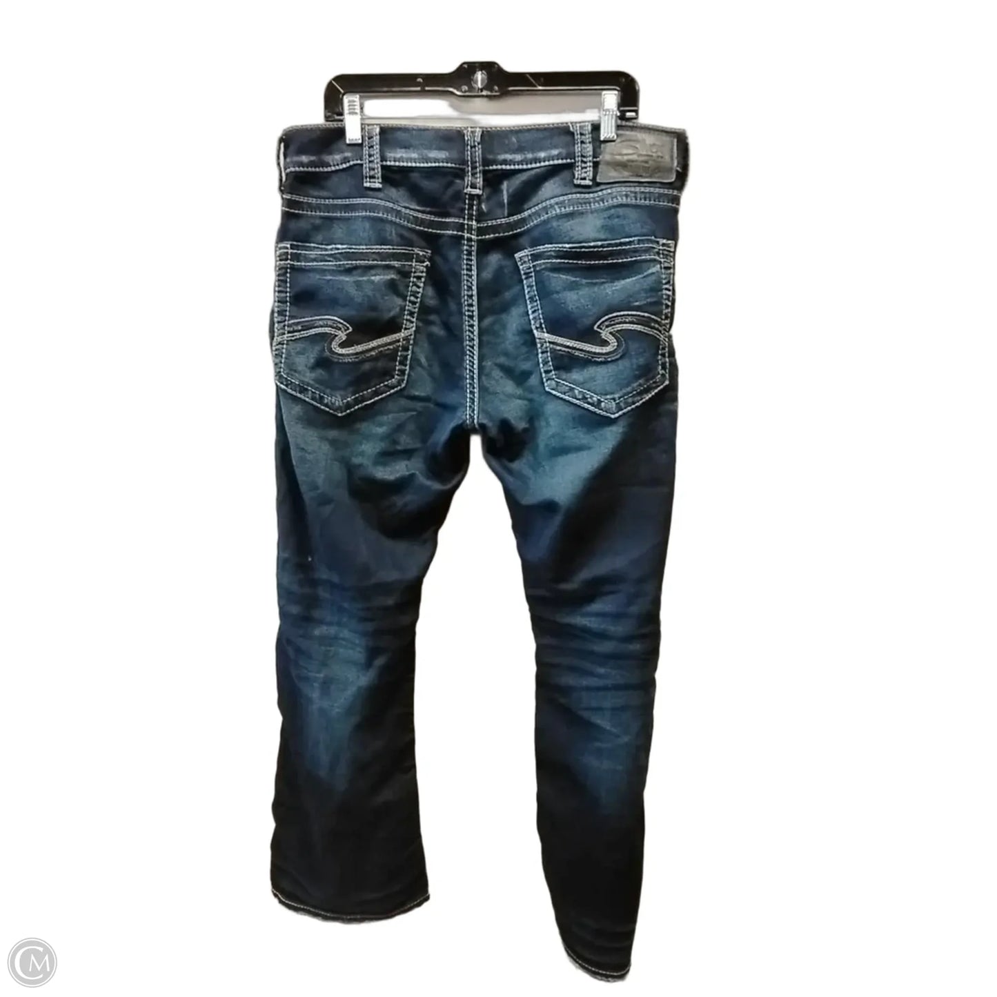 Jeans Flared By Silver In Blue, Size: 18