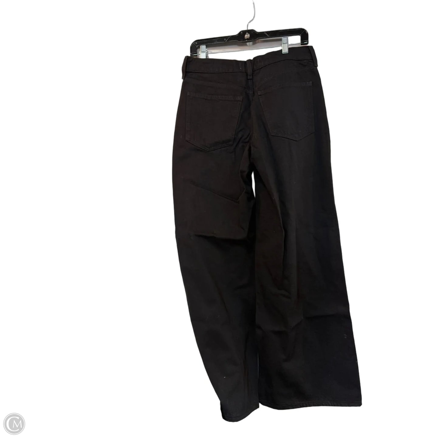 Jeans Wide Leg By Abercrombie And Fitch In Black, Size: 6