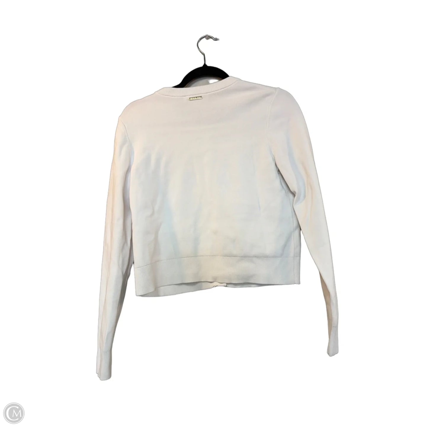Sweater Cardigan By Michael By Michael Kors In White, Size: M