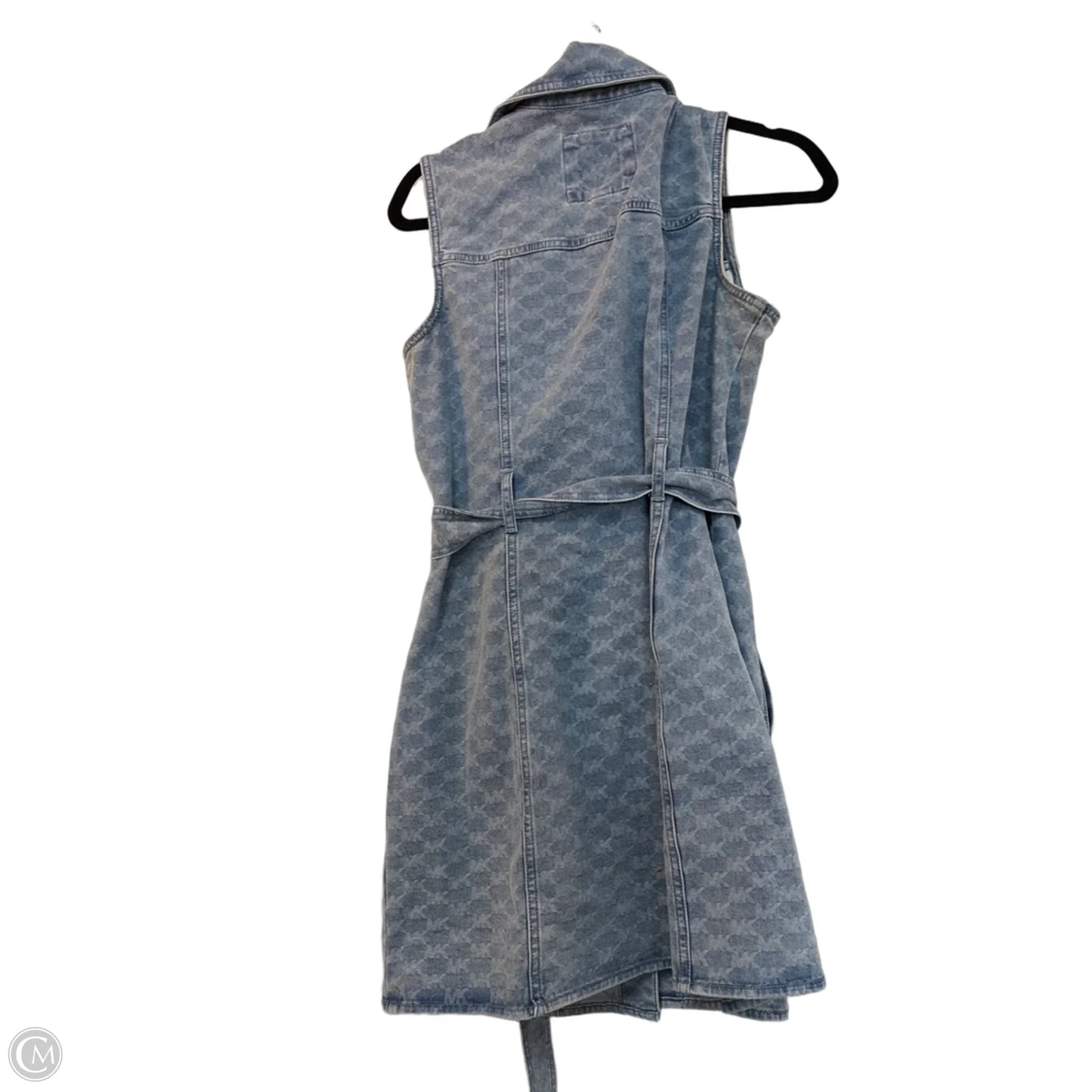 Dress Designer By Michael Kors In Blue Denim, Size: 8