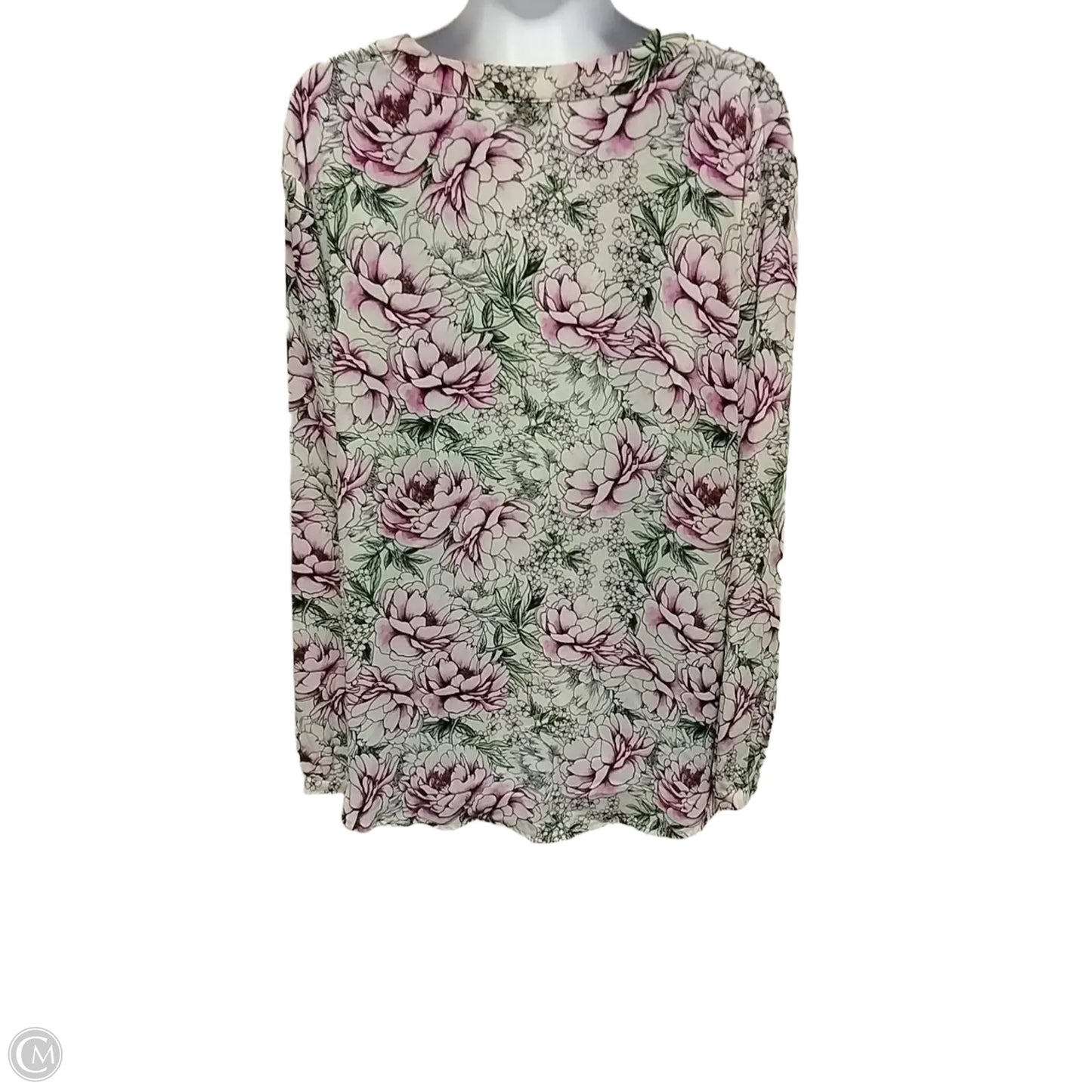 Blouse Short Sleeve By Torrid In Floral Print, Size: 2x