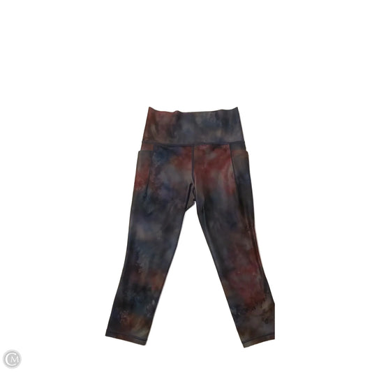 Athletic Leggings By Athleta In Tie Dye Print, Size: S