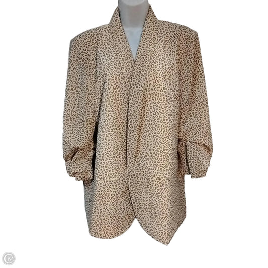Jacket Other By Oddi In Leopard Print, Size: 3x