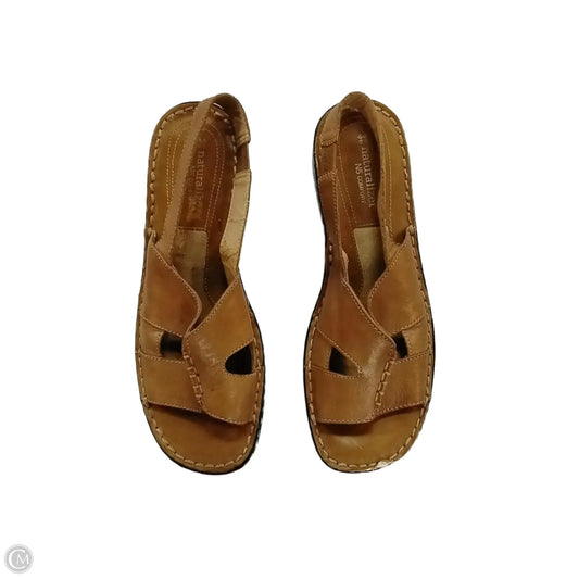 Sandals Flats By Born In Brown, Size: 11