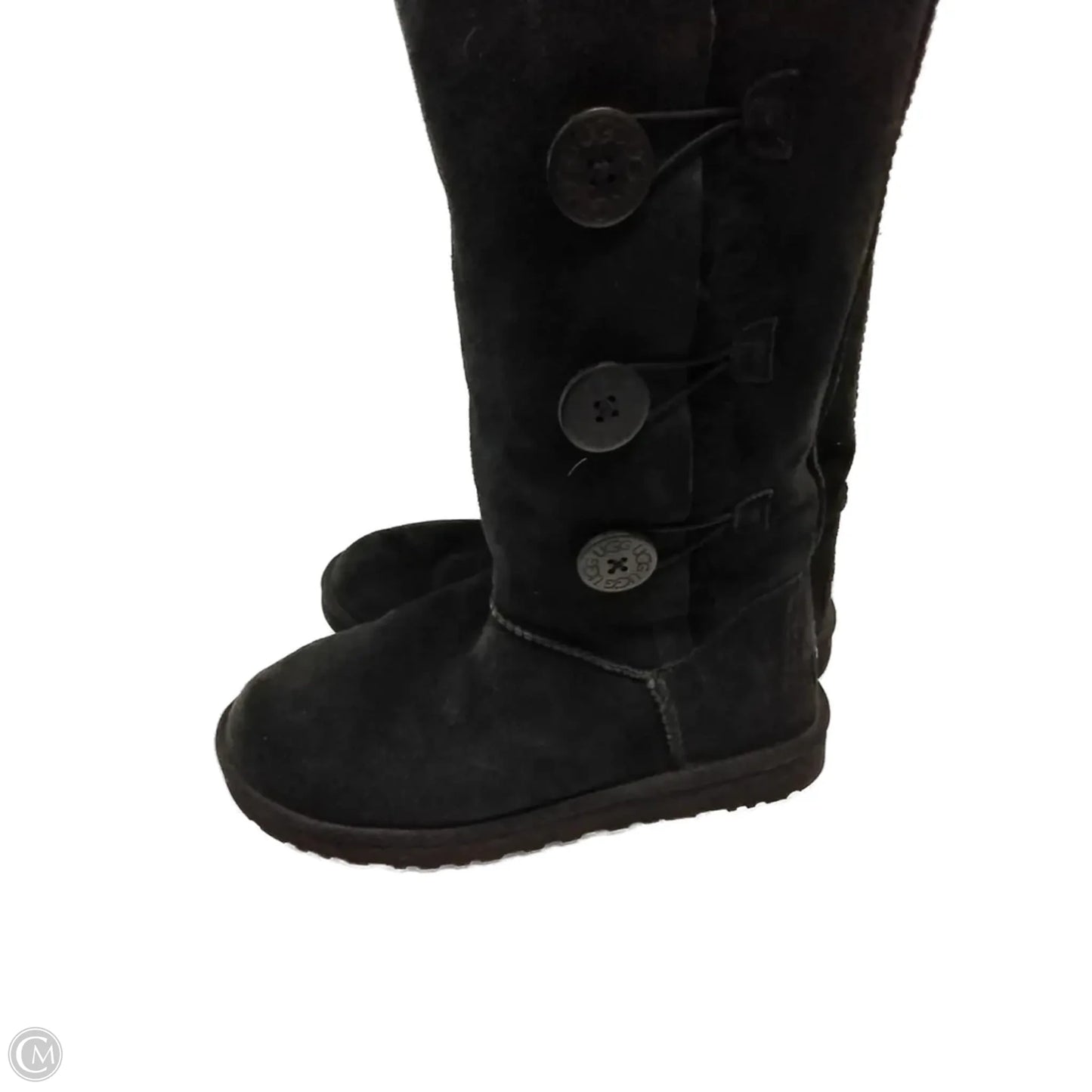 Boots Ankle Flats By Ugg In Black, Size: 9