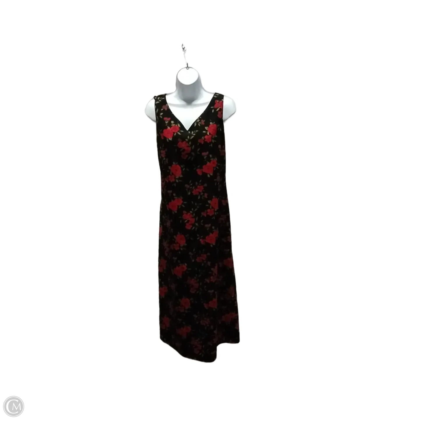 Dress Casual Midi By Studio 1 In Floral Print, Size: 12p