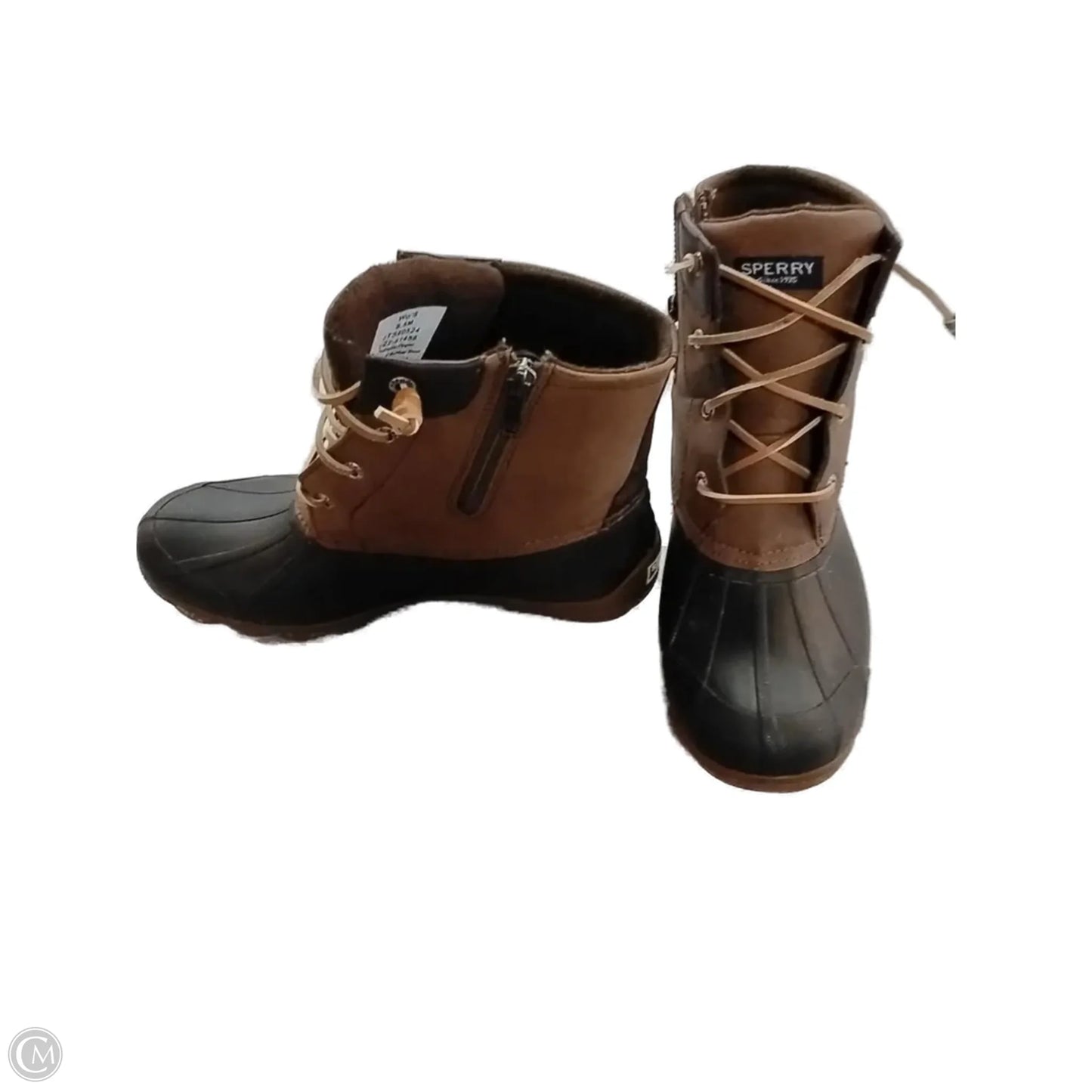 Boots Snow By Sperry In Black & Brown, Size: 9.5