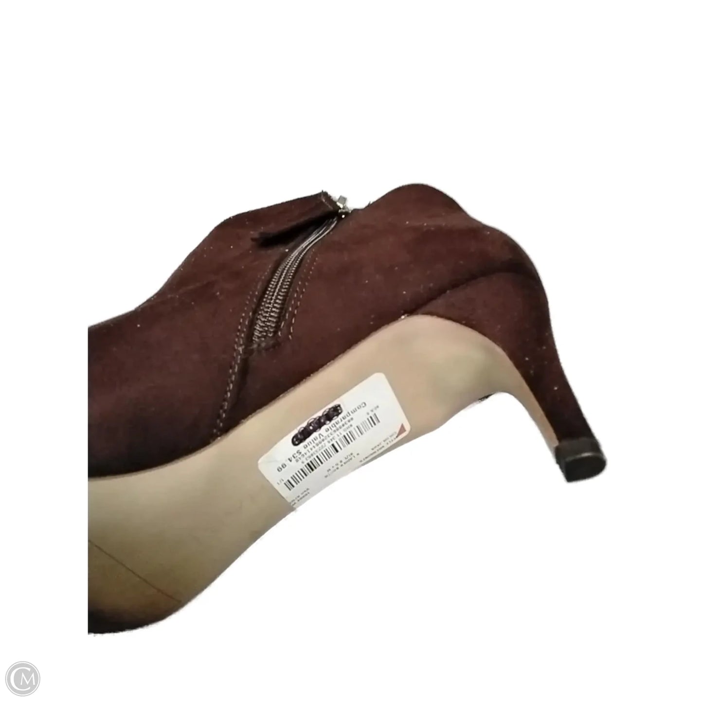 Boots Ankle Heels By Tahari By Arthur Levine In Brown, Size: 8.5